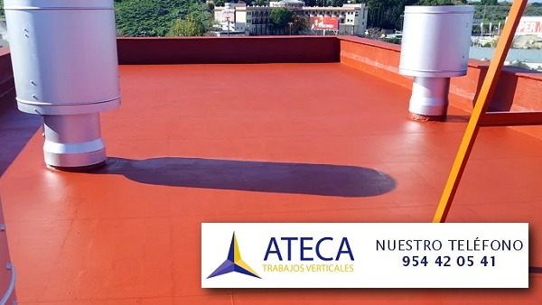 Impermeabilizacion de cubiertas FACHADAS caucho en Antequera